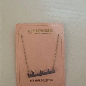 Mulberry & Grand New York Skyline Necklace